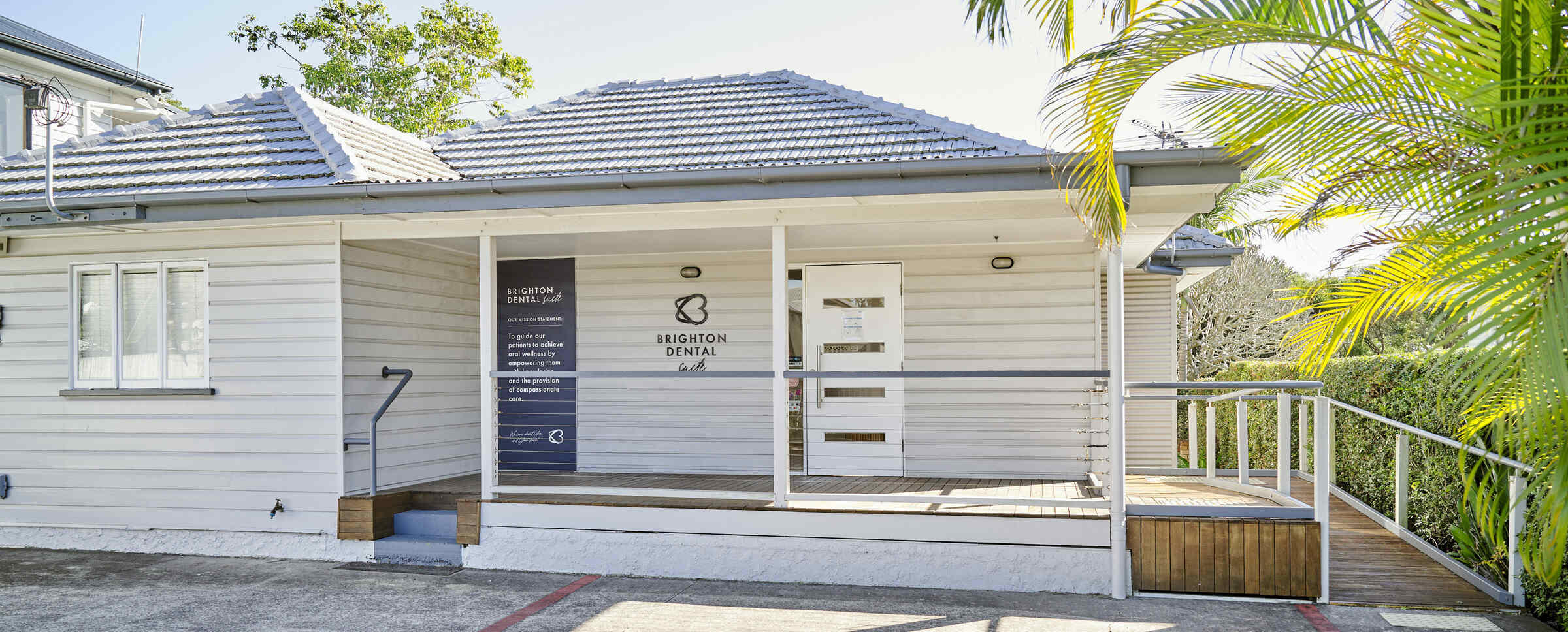 Entrance to Brighton Dental Suite, Brisbane